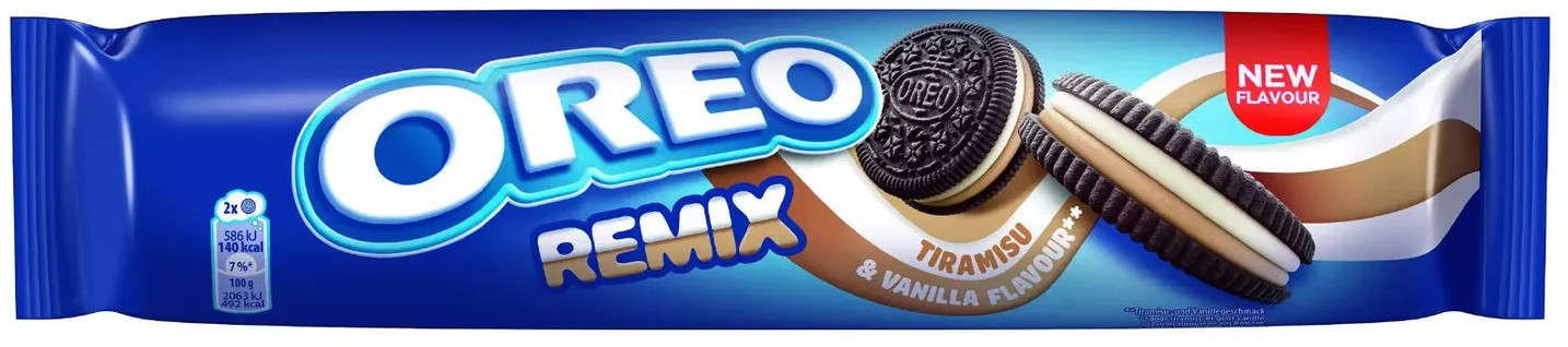 Печенье со вкусом тирамису и ванили «Remix Tiramisu & Vanilla» | Oreo