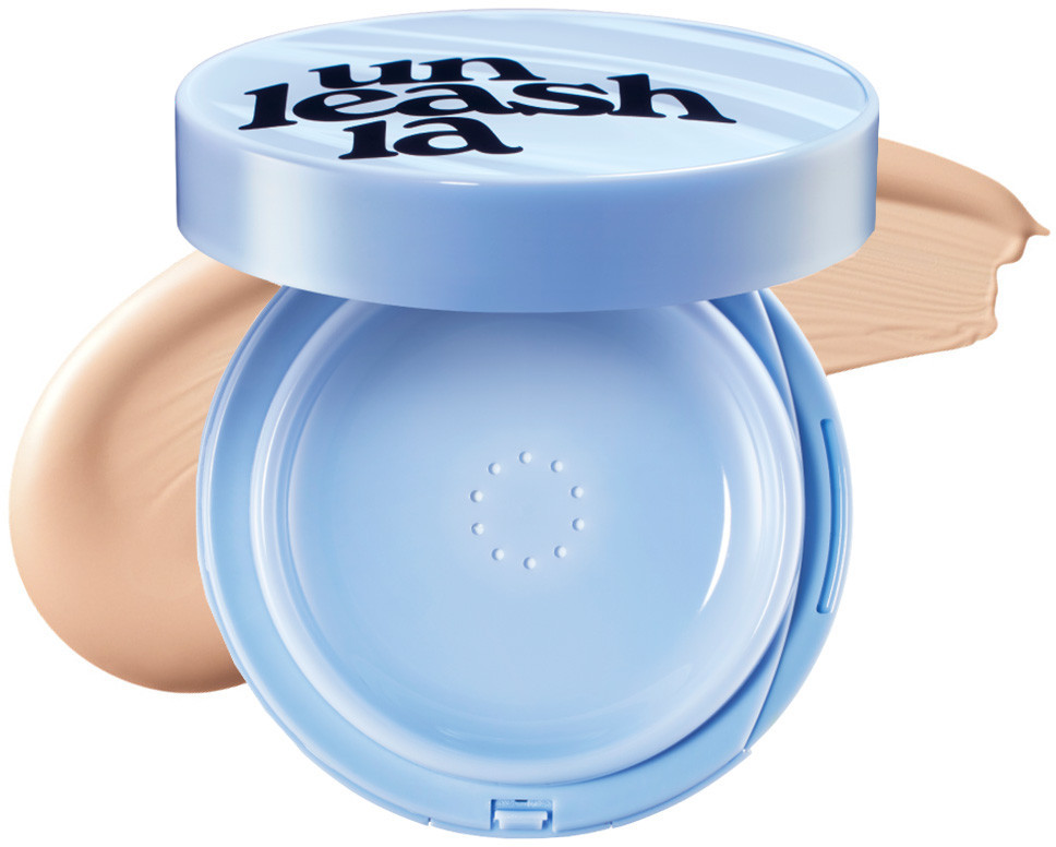 Кушон тональный для лица SPF40 PA++ «Blue Baby Cheek», оттенок 21C | Unleashia