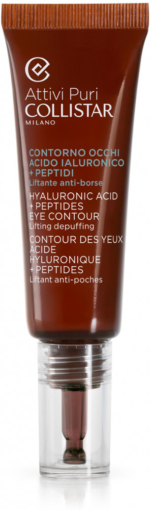Сыворотка для кожи вокруг глаз «Hyaluronic Acid + Peptides Eye Contour» | Attivi Pure | Collistar