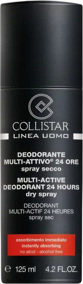 Дезодорант-спрей для тела «Multi-Active Deodorant 24 Hours for Him» | Uomo | Collistar