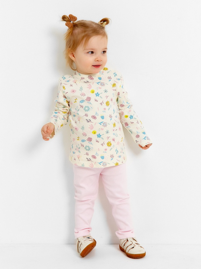 Лонгслив для девочек «Flower» | Крошка Я