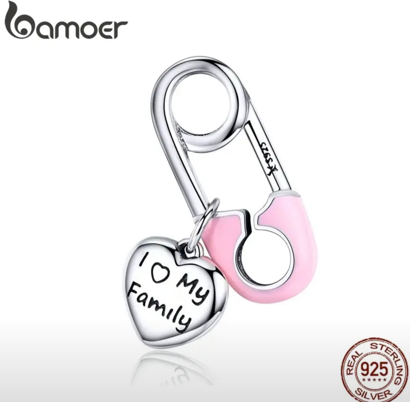 Шарм-булавка «Моя семья» | Bamoer