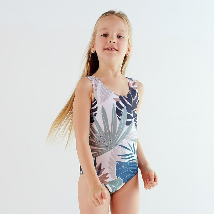 Купальник для девочек «Тропики» | KAFTAN