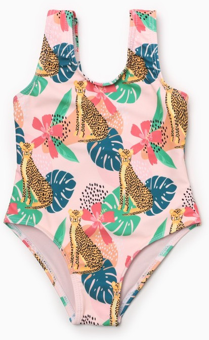 Купальник для девочек «Леопард» | KAFTAN