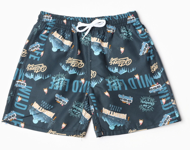 Шорты купальные для мальчиков «Горы» | KAFTAN