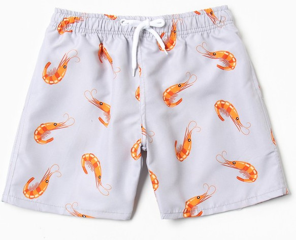 Шорты купальные для мальчиков «Креветки» | KAFTAN
