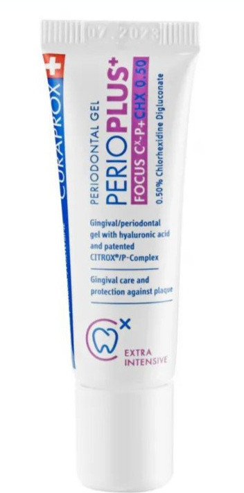 Гель для десен с хлоргексидином «Perio Plus Focus» | Curaprox