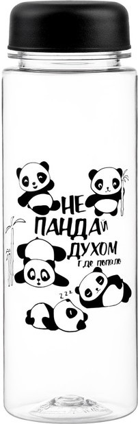 Бутылка для воды «Не пандай духом» | Мастер К