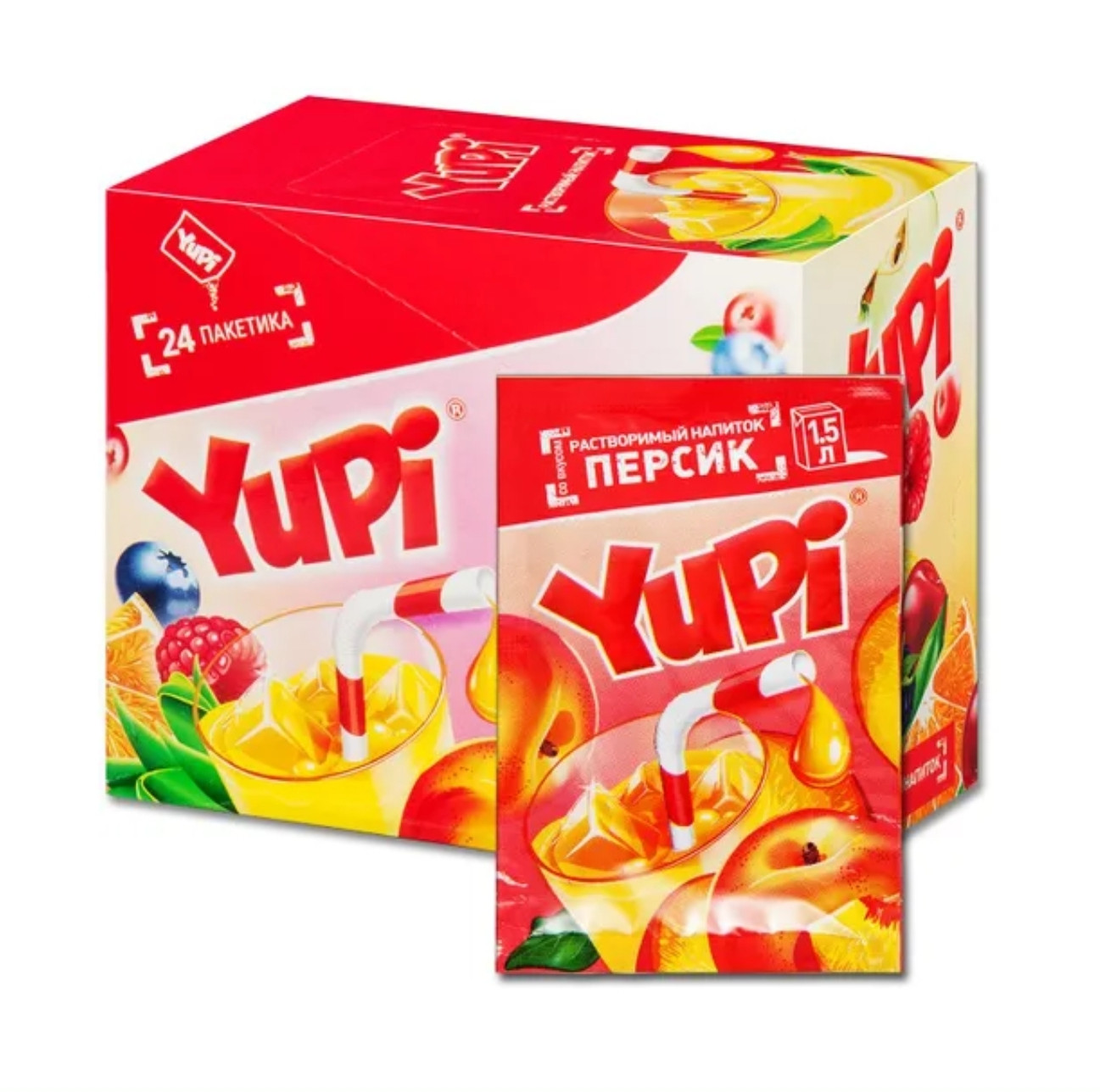 Набор напитков растворимых «Персик» | Yupi