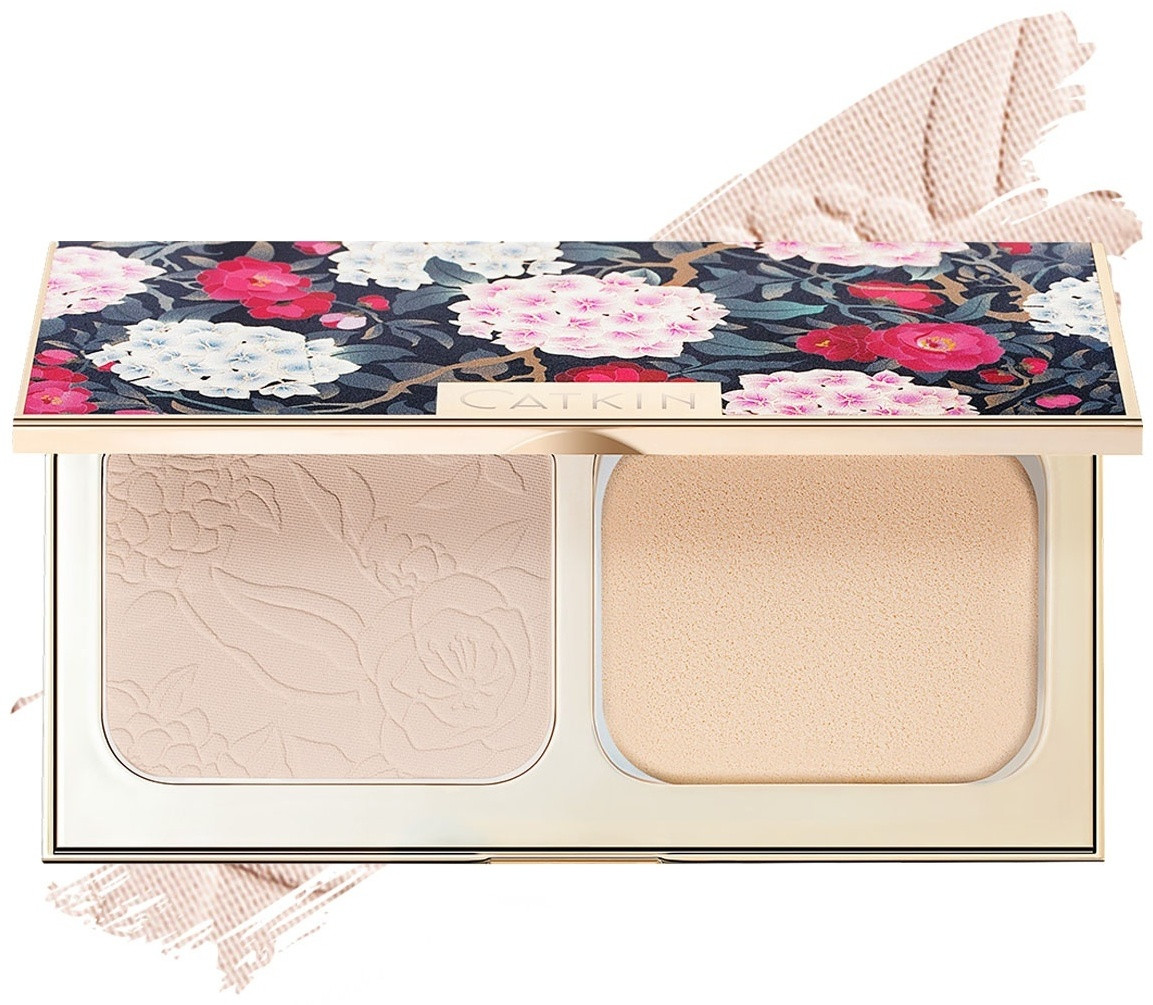 Пудра для лица пресованная «Flower-Like Pressed Powder», оттенок C01 Light | Catkin
