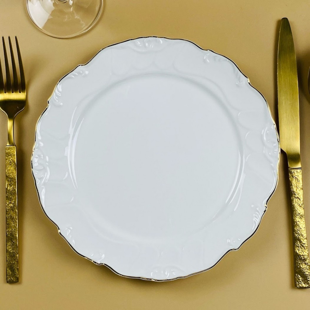 Набор тарелок «Крокус золото» | Крокус золото | Lenardi