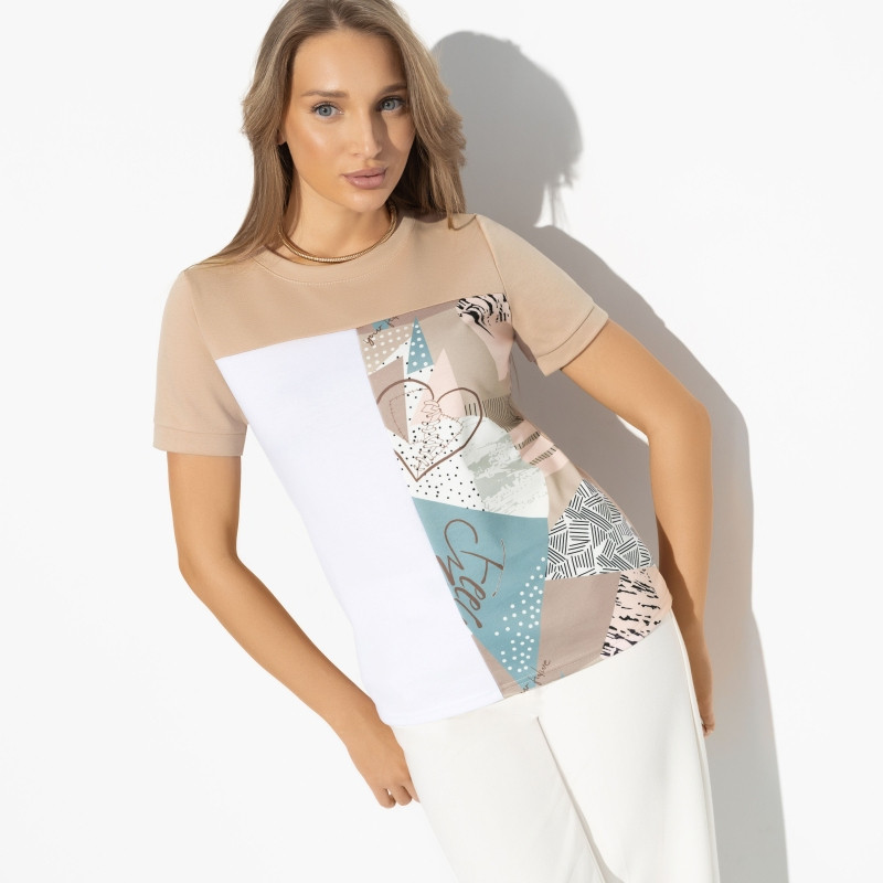 Футболка женская дизайнерская Стильное сочетание (fantasy) | Charutti