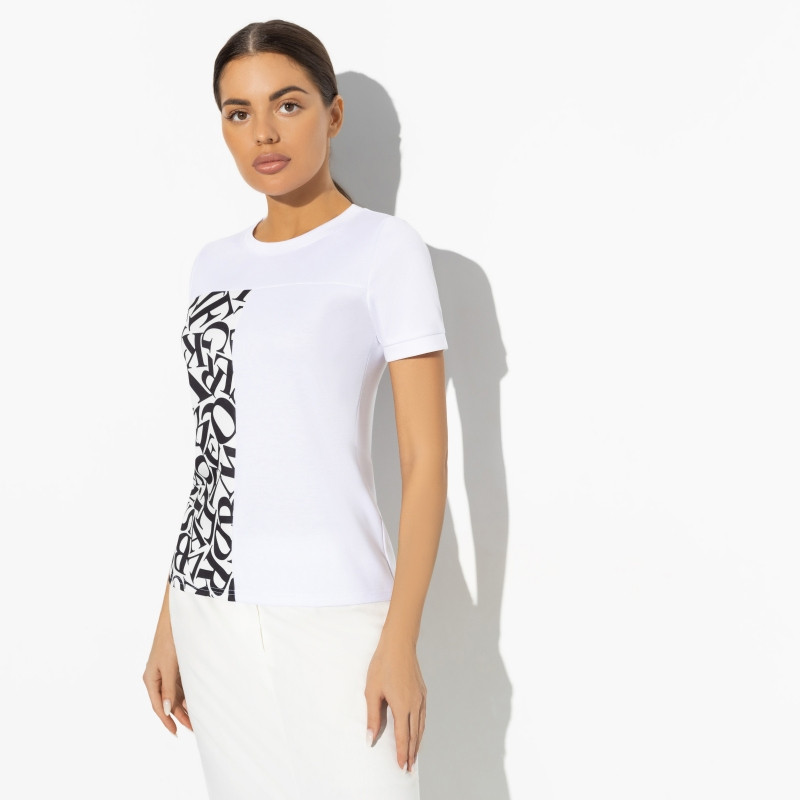 Футболка женская Стильное сочетание (эффектная) | Charutti