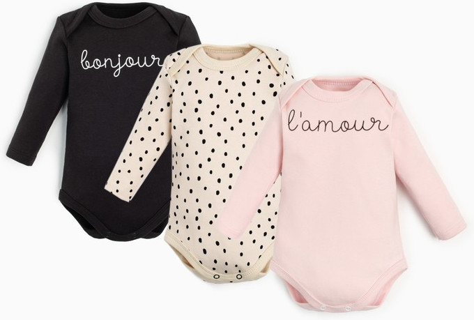 Комплект боди для девочек «Lamour» | Крошка Я