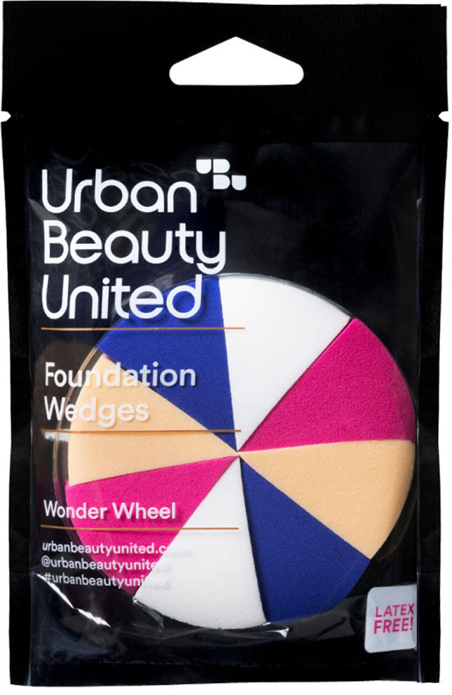 Набор спонжей для макияжа клиновидных «Wonder Wheel Foundation Sponge Circle» | Urban Beauty United