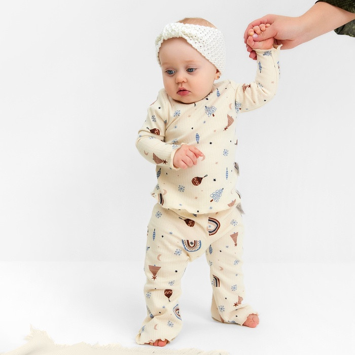 Комплект для новорожденных «Новогодние игрушки» | Крошка Я