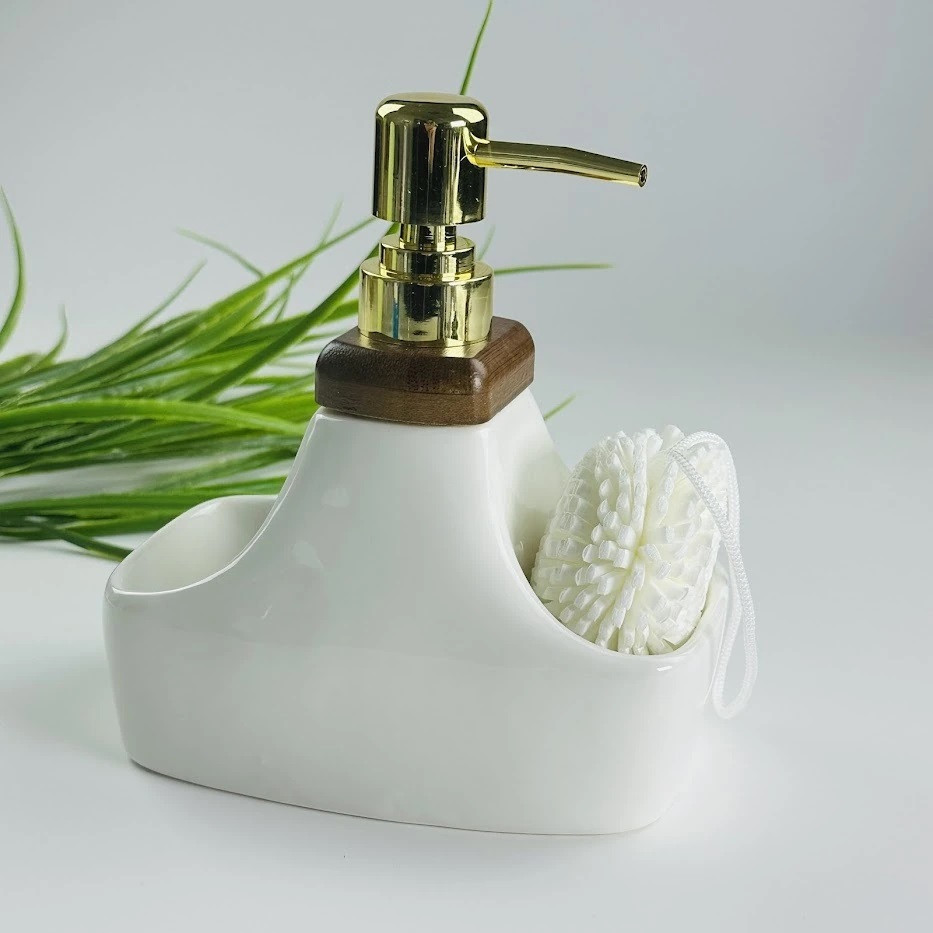 Диспенсер для моющего средства с губкой «Tropical» | Tropical | Lenardi