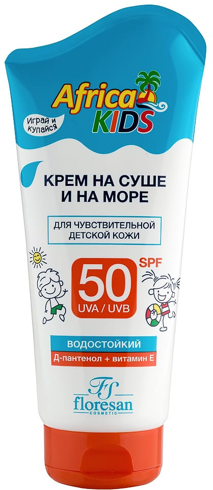 Крем для чувствительной детской кожи с Д-Пантенолом и экстрактом календулы SPF 30 | Floresan