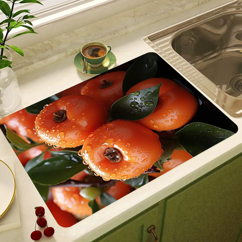 Коврик для посуды «Хурма»