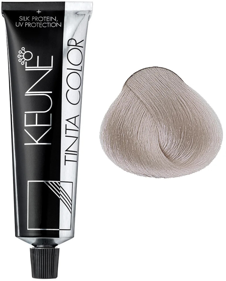 Краска для волос «Silk Protein, UV Protection», оттенок 10.21 Светлый пепельно-перламутровый блондин | Tinta Color | Keune Haircosmetics