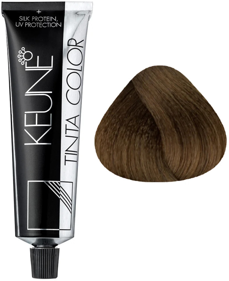 Краска для волос «Silk Protein, UV Protection», оттенок 7.19 Средний матовый блондин | Tinta Color | Keune Haircosmetics