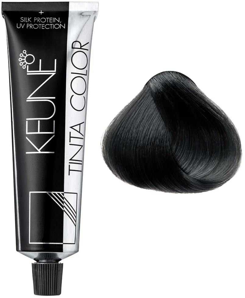 Краска для волос «Silk Protein, UV Protection», оттенок 1.1 Иссиня черный | Keune Haircosmetics