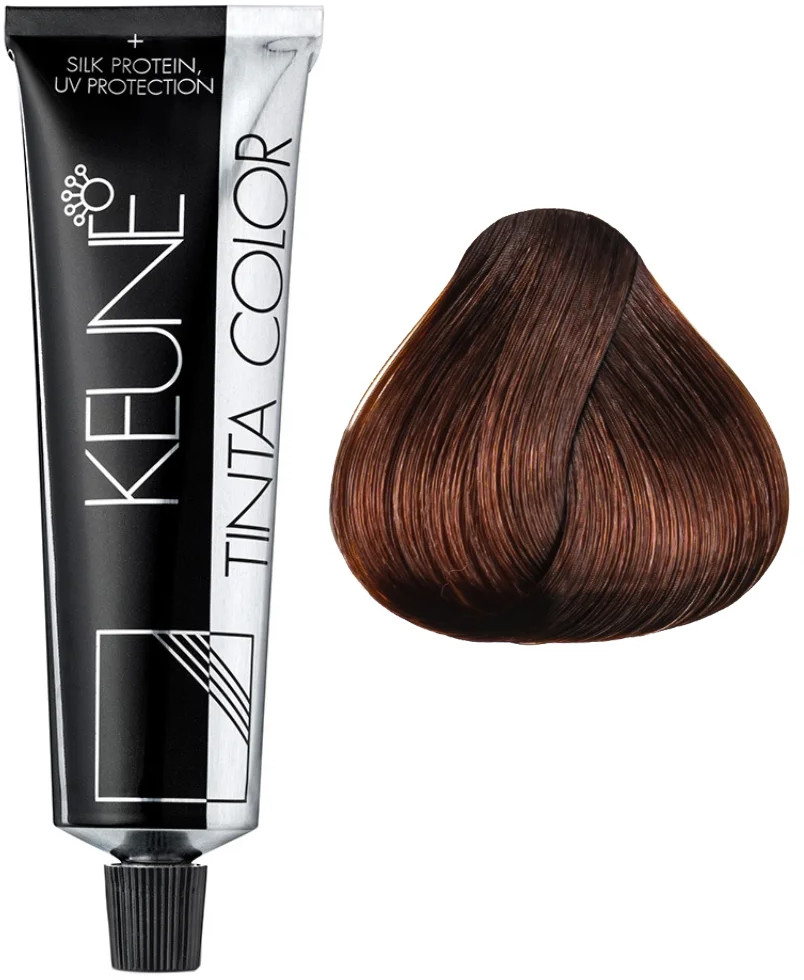 Краска для волос «Silk Protein, UV Protection», оттенок 7.43 Средний медно-золотистый блондин | Keune Haircosmetics