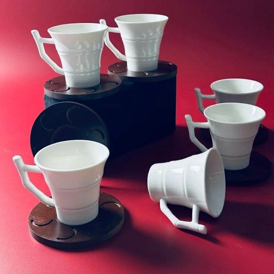 Набор кружек с блюдцами «Tropical»