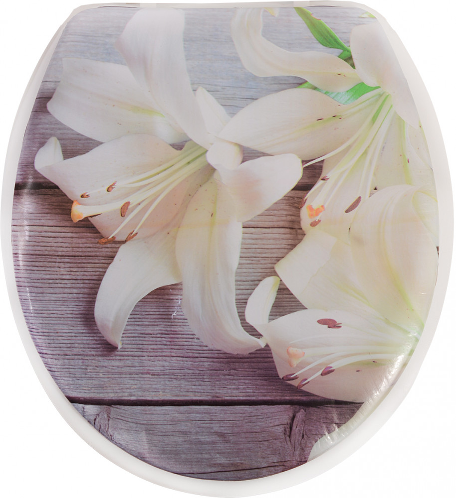 Сиденье для унитаза «Лилии» | Delphinium