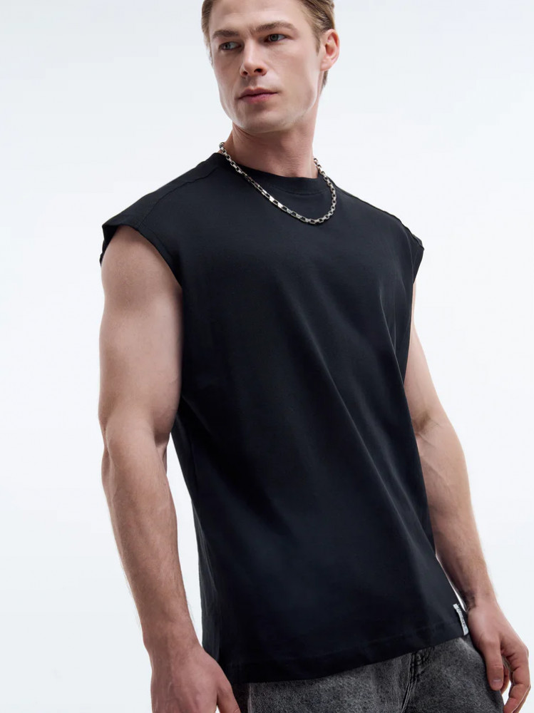 Футболка без рукавов мужская | ТВОЕ