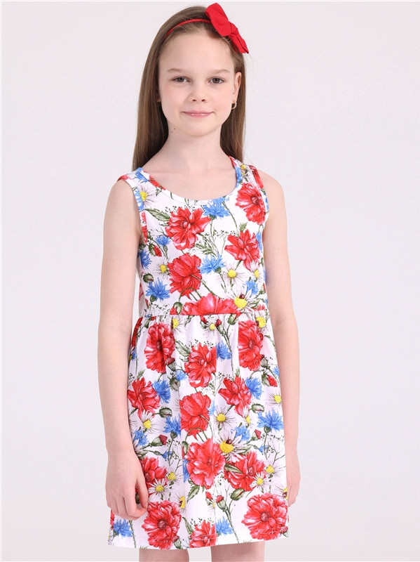 Платье для девочек | Променад | Апрель