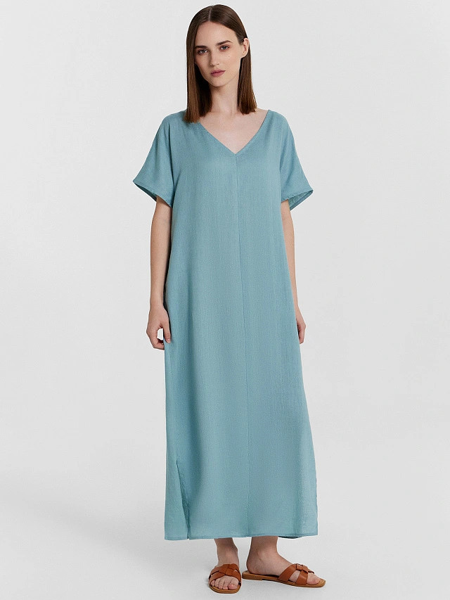 Платье женское домашнее | Льняная коллекция | Mark Formelle