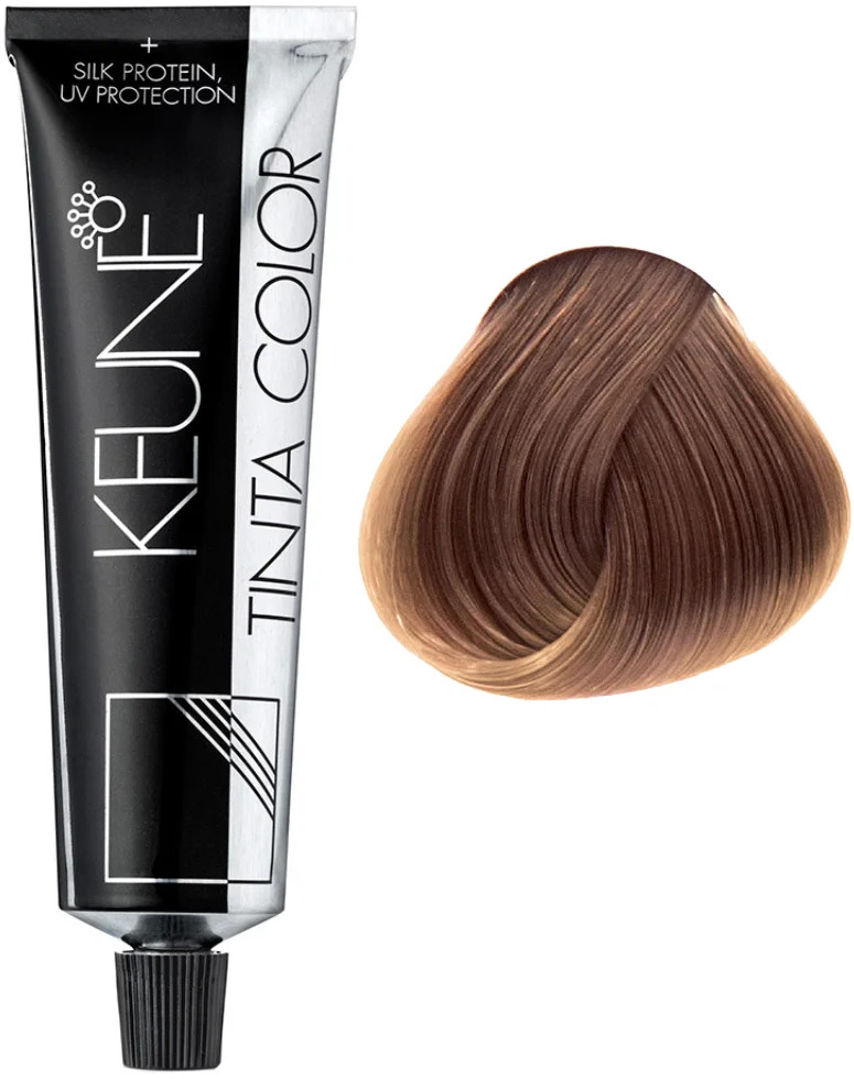 Краска для волос «Silk Protein, UV Protection», оттенок 7.73 средний фиолетово-золотистый блондин | Tinta Color | Keune Haircosmetics