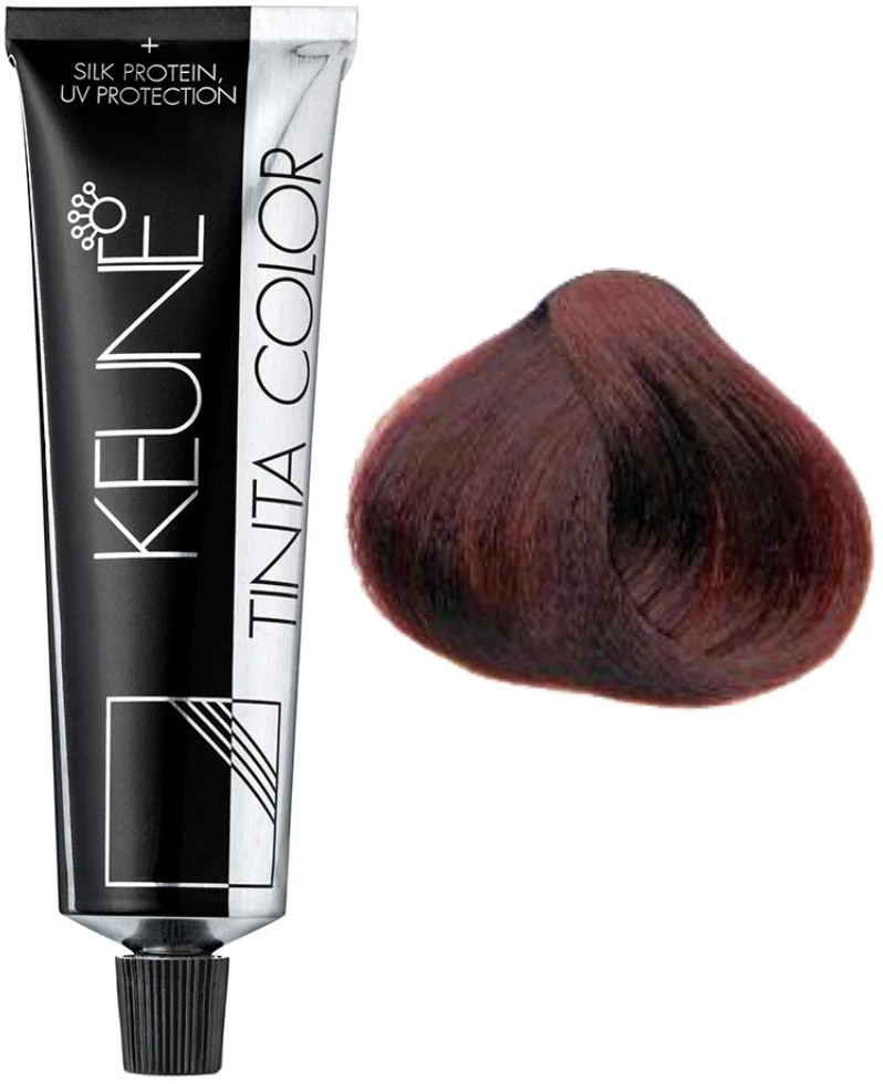 Краска для волос «Silk Protein, UV Protection», оттенок 4.6 Средний красный шатен | Tinta Color | Keune Haircosmetics