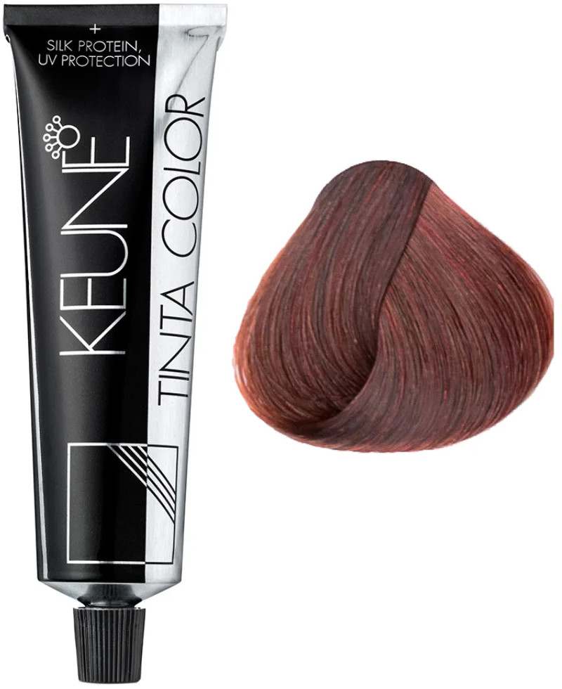 Краска для волос «Silk Protein, UV Protection», оттенок 4.45 Средний медно-махагоновый шатен | Tinta Color | Keune Haircosmetics