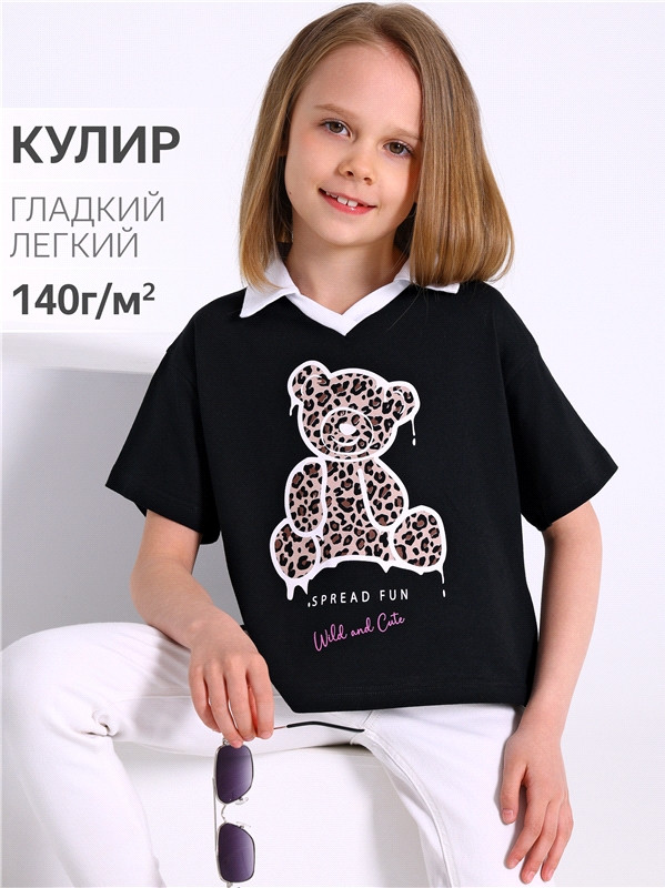 Футболка-поло для девочек | Взрослые дети | Апрель