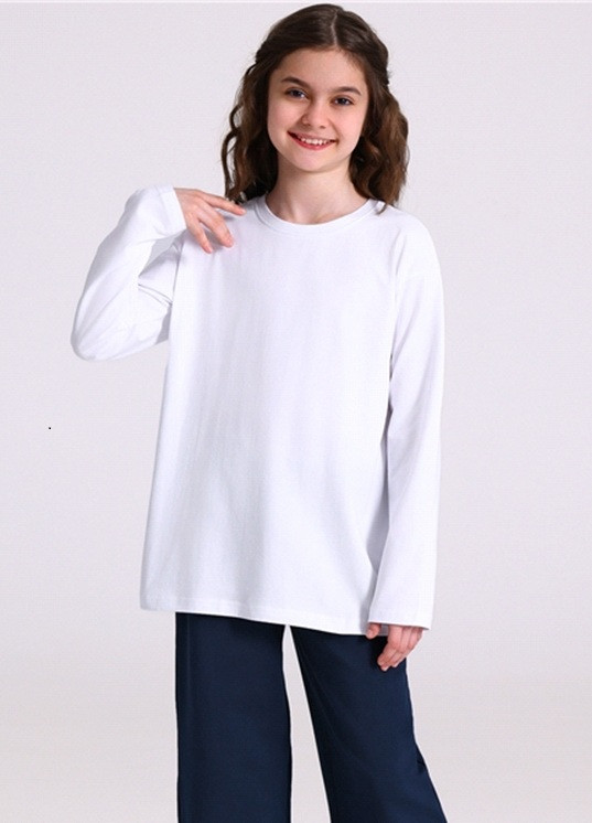 Лонгслив для девочек | Школьница | Апрель