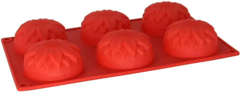 Силиконовая форма для выпечки на 6 кексов | Mileda | Pomi d’Oro