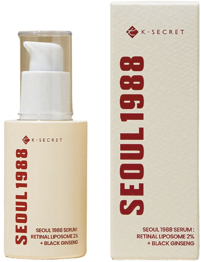 Сыворотка для лица с ретиналем антивозрастная «Retinal Liposome 2% + Black Ginseng» | Seoul 1988 | K-Secret