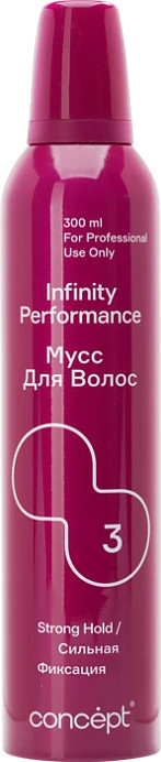 Мусс для волос сильной фиксации «Performance Strong Hold 3» | Infinity | Concept