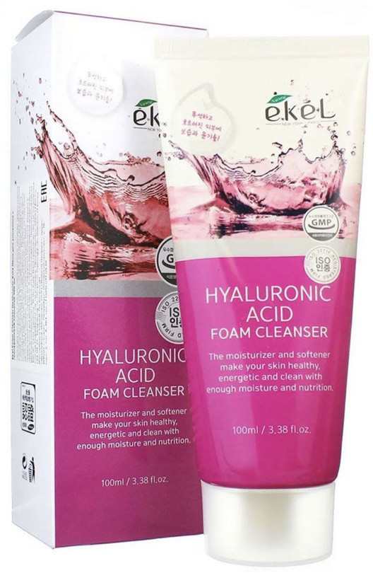 Пенка очищающая «Hyaluronic Acid Ultra-Moisture Foam Cleanser» | Ekel