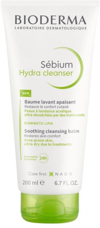 Очищающий бальзам для обезвоженной, комбинированной, жирной, склонной к акне кожи «Hydra cleanser» | Sebium | Bioderma