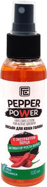 Лосьон для кожи головы с экстрактом красного перца «Активатор роста волос. Pepper power» | Linea organica | Family cosmetics