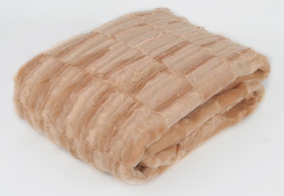 Плед "Zoo Collection" Норка медовая (1,5-спальный, искуственный мех, размер 150х200) | Zoo Collection | Paters