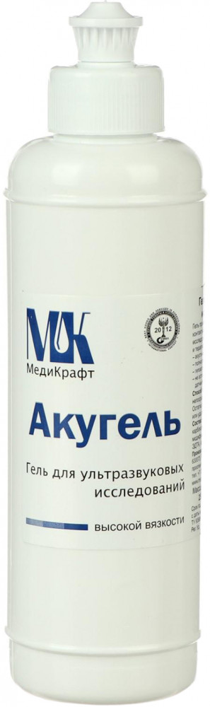 Гель для УЗИ высокой вязкости «Акугель» | МедиКрафт