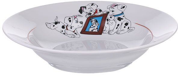Тарелка глубокая «Далматинцы» | Далматинцы | Добрушский фарфоровый завод