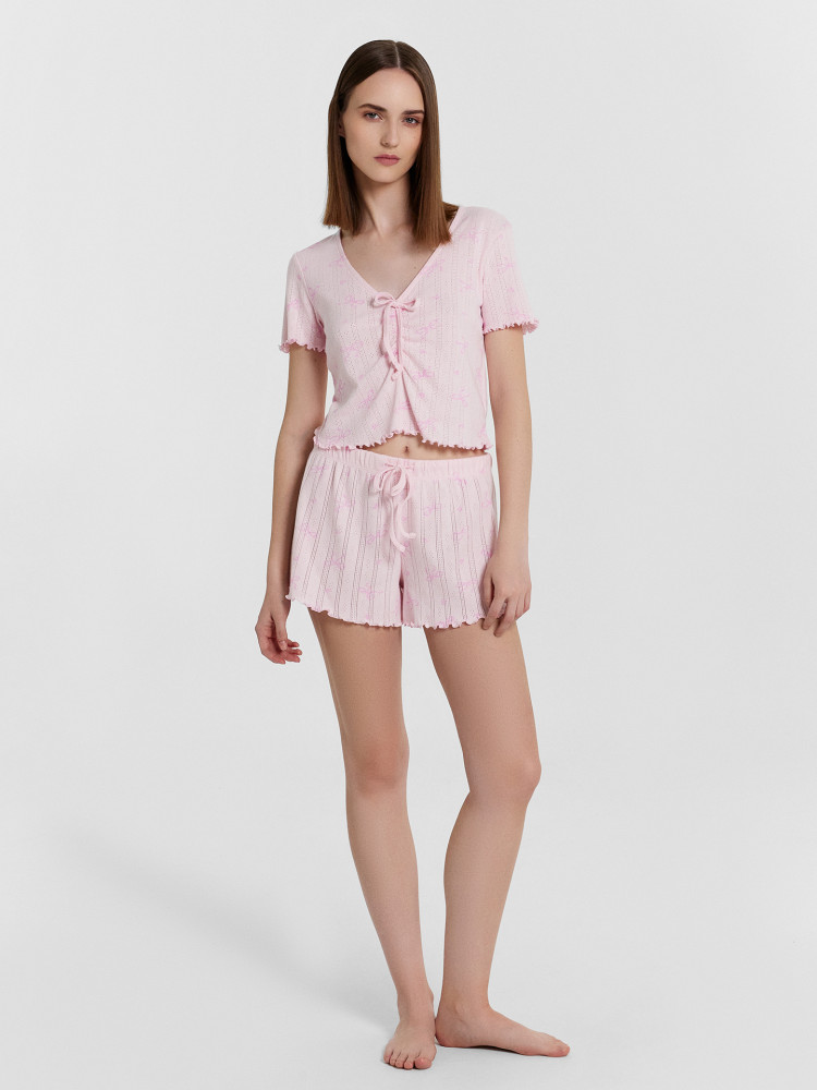 Комплект женский (блуза, шорты) | Mark Formelle