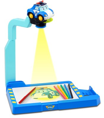 Доска для рисования с проектором | Robocar Poli | Silverlit