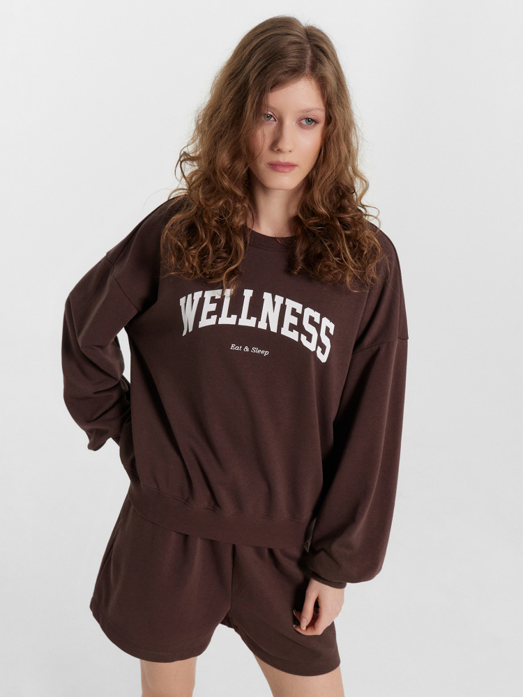 Комплект женский (джемпер, шорты) | Mark Formelle