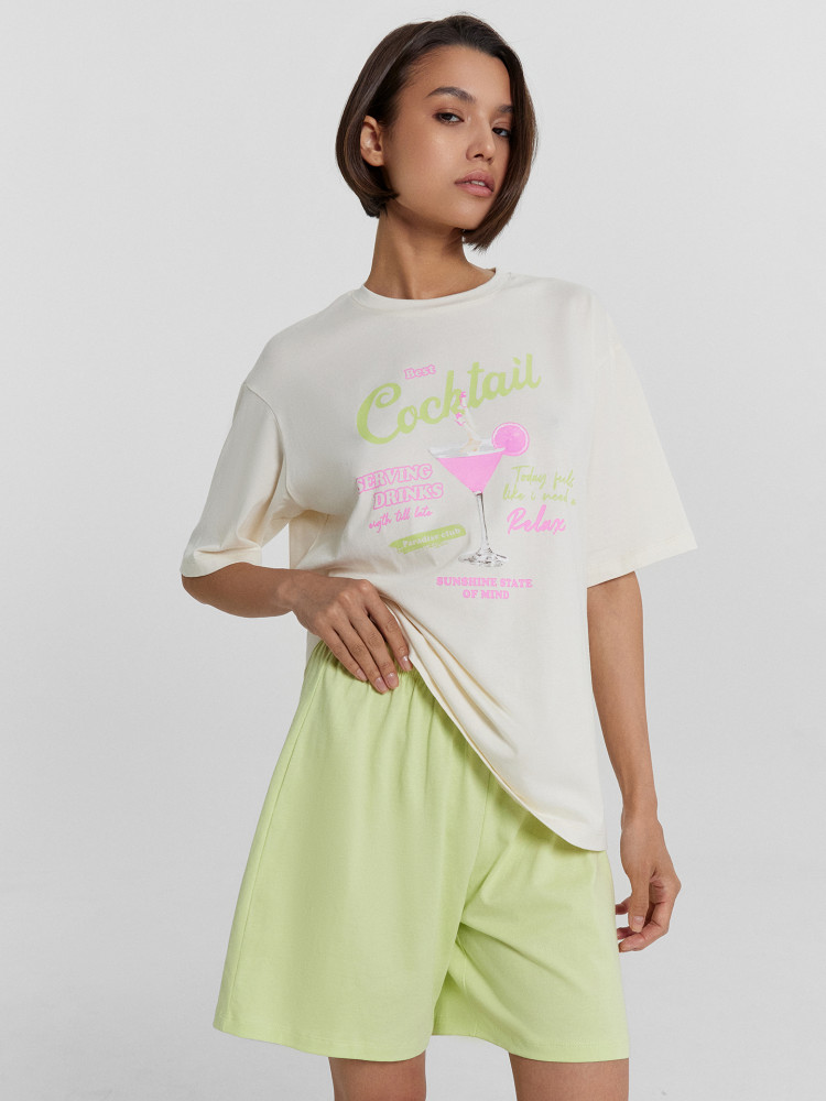 Комплект женский (джемпер, шорты) | Mark Formelle